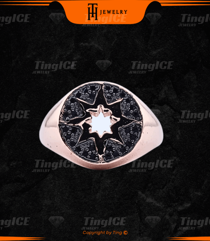 Nhẫn ngón út tròn phong cách CS010