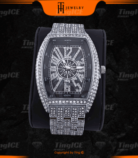 Đồng hồ nam dát full phong cách HipHop DHD020