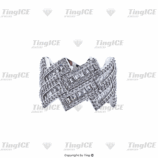 Nhẫn nam kiểu cách đính full sang trọng CS011