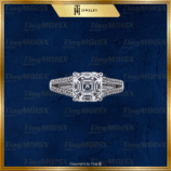 Nhẫn nữ moissanite NLM09