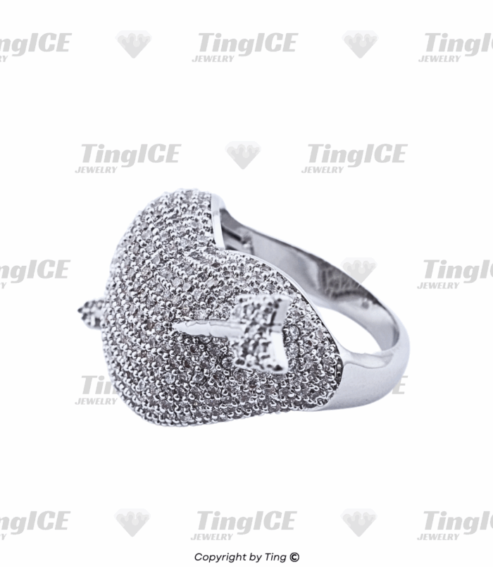 Nhẫn HEART SHAPE đính đá phong cách đường phố CS024