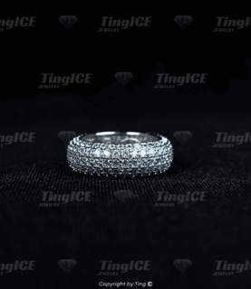Nhẫn Cuban Đính Full Sang Trọng CS019
