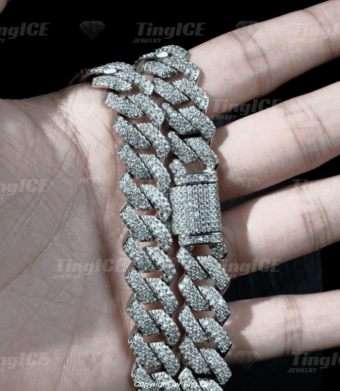 Dây Chuyền/Vòng tay Cuban 13mm Khóa Cứng Cáp CB0204