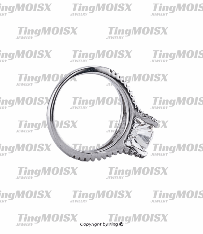 Nhẫn nữ moissanite NLM010