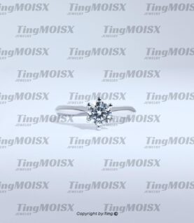 Nhẫn Nữ s925 Đính Mois Hạt Chủ 1 CARA sang trọng NLM001