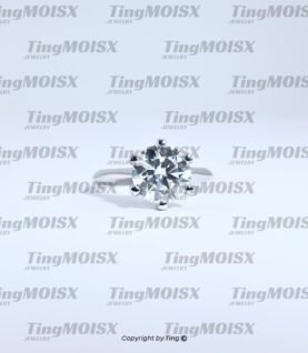 Nhẫn Nữ s925 Đính Mois Hạt Chủ 1 CARA sang trọng NLM001
