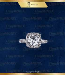 Nhẫn nữ moissanite NLM017