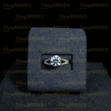 Nhẫn nữ moissanite NLM010