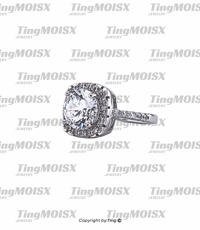 Nhẫn nữ moissanite NLM017