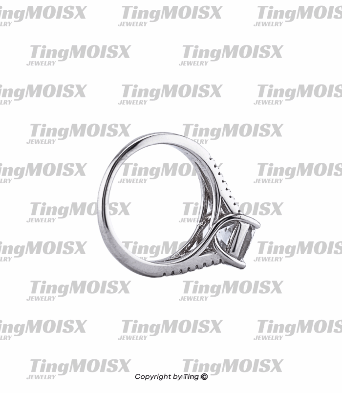 Nhẫn nữ moissanite NLM09