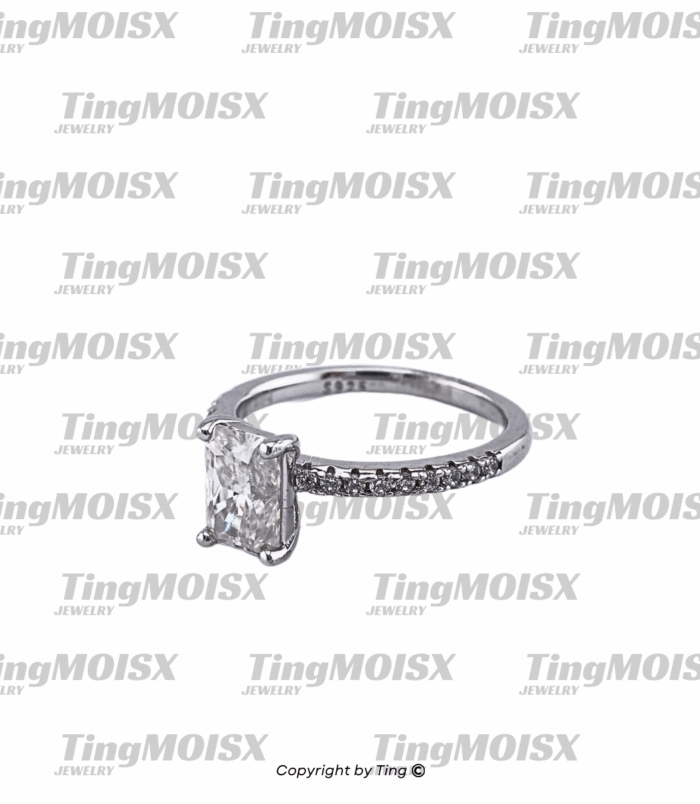 Nhẫn nữ moissanite NLM013