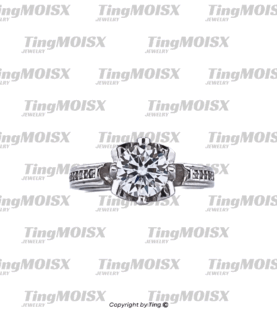 Nhẫn nữ moissanite NLM011