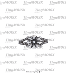 Nhẫn nữ moissanite NLM010