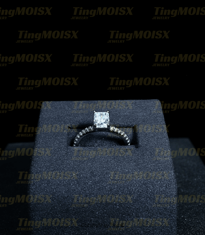 Nhẫn nữ moissanite NLM013