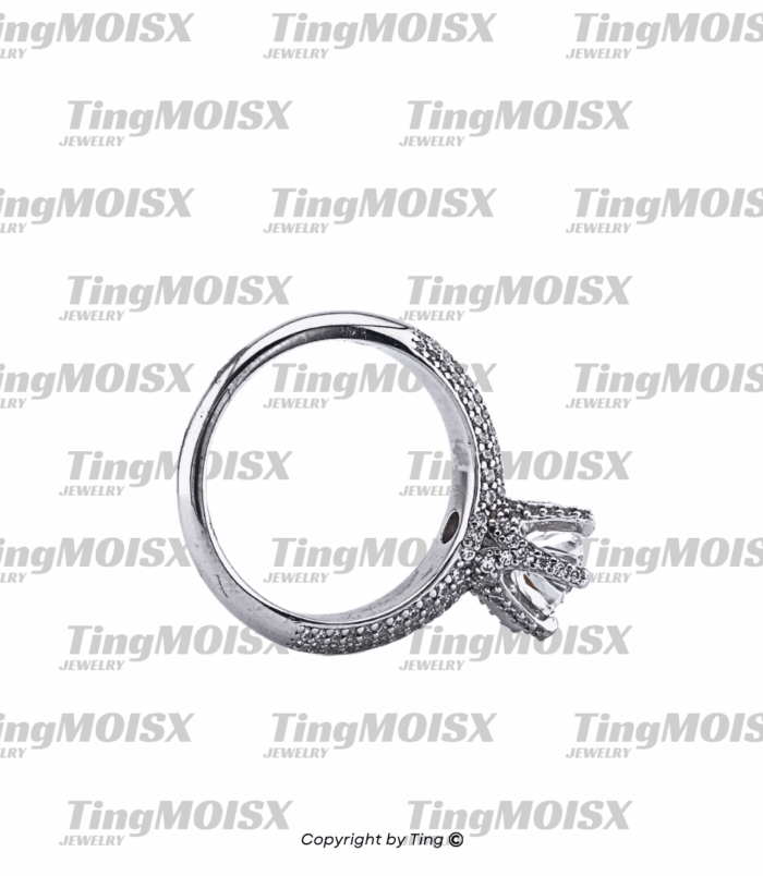 Nhẫn nữ moissnite NLM03