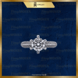 Nhẫn nữ moissnite NLM03