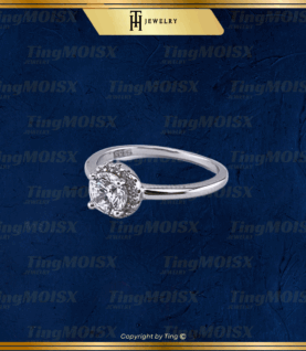 Nhẫn nữ moissanite NLM03