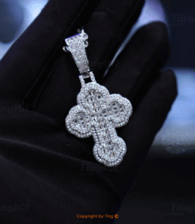 Mặt Dây Chuyền thánh giá Gothic Đính đá
