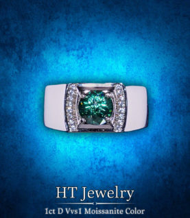 Nhẫn Nam Moissanite NNM01