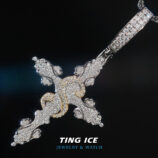 Mặt dây chuyền Cross S Gothic Bạc S925 Full Moissanite