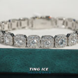 Lắc tay Tennis Vuông Bạc s925 Full Cz 5A
