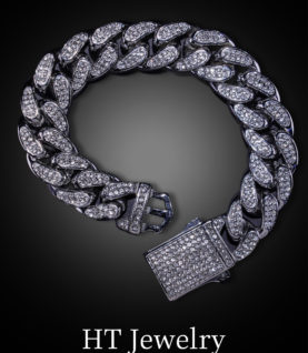 Vòng Tay Cuban Bracelet 15mm Full Cz 5A ( Good Quality )