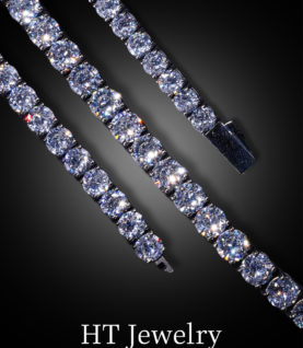 Tennis Bracelet 5mm Full Cz 5A ( Good Quality )
