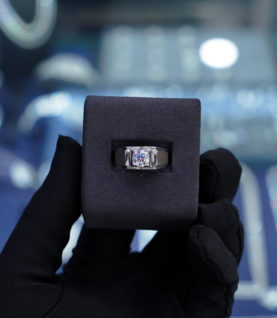 Nhẫn Nam Moissanite 6.5mm NNM05