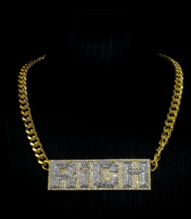 Mặt Dây Chuyền Đính Full Chữ RICH