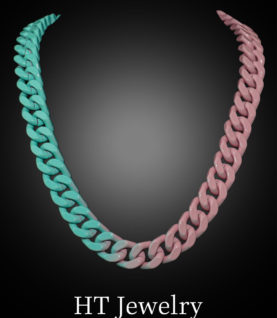 Dây Chuyền Cuban Chain Candy Color