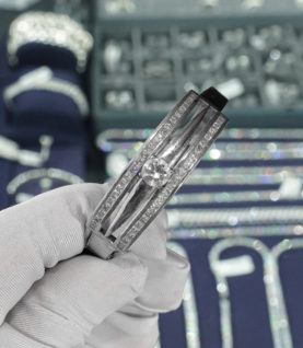 Vòng Tay Cuff Nữ Bạc S925