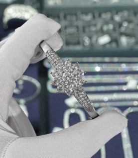 Vòng Tay Cuff Nữ Bạc S925