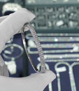 Vòng Tay Cuff Nữ Bạc S925