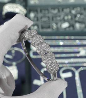 Vòng Tay Cuff Nữ Bạc S925