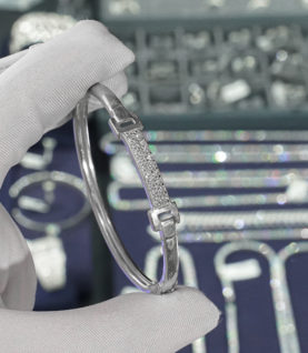 Vòng Tay Cuff Nữ Bạc S925