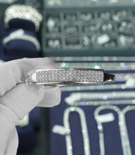 Vòng Tay Cuff Nữ Bạc S925