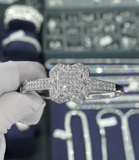 Vòng Tay Cuff Nữ Bạc S925