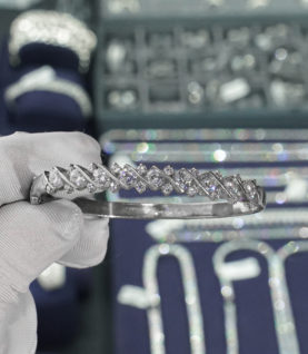Vòng Tay Cuff Nữ Bạc S925