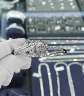 Vòng Tay Cuff Nữ Bạc S925