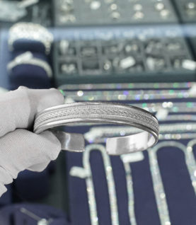 Vòng Tay Cuff Nữ Bạc S925