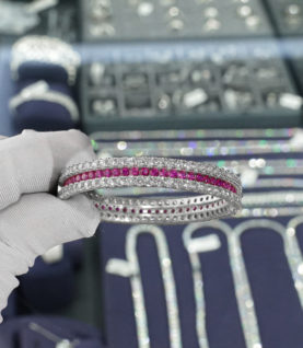 Vòng Tay Cuff Nữ Bạc S925