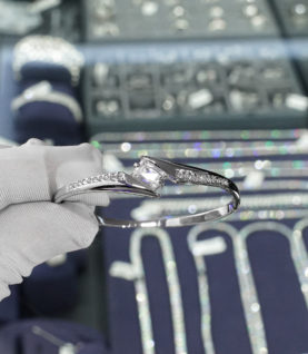 Vòng Tay Cuff Nữ Bạc S925