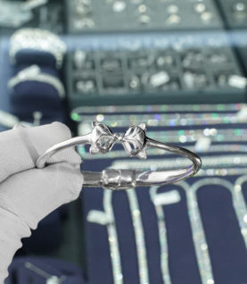Vòng Tay Cuff Nữ Bạc S925