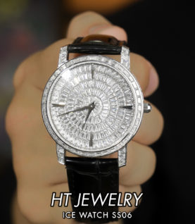 Đồng hồ dây da nam ICE WATCH SS06 đính Full CZ 5A+ sang trọng đẳng cấp - Watch đeo tay nam