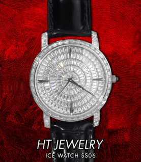 Đồng hồ dây da nam ICE WATCH SS06 đính Full CZ 5A+ sang trọng đẳng cấp - Watch đeo tay nam