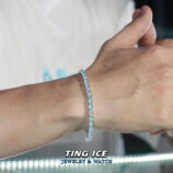 Lắc tay Tennis Bạc S925 Ice Bermuda