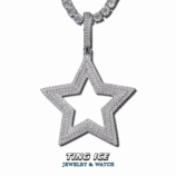 Mặt dây chuyền Star Bạc S925 Full Moissanite