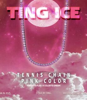 Dây chuyền Tennis Dreamy Pink Hồng cá Tính 2025