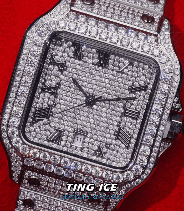 Đồng hồ Ice Watch bản vuông Full Cz 5A