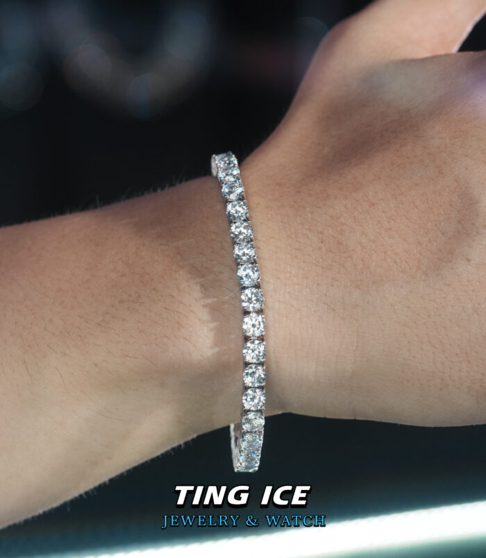 Lắc tay Tennis 5 ly Full Ice Best Sell